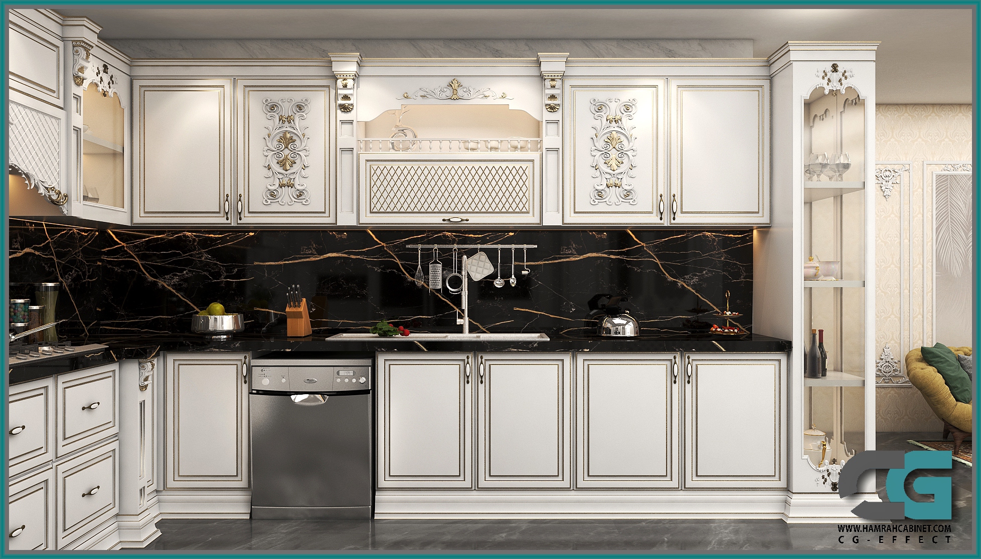 کابینت کلاسیک رنگخور 12